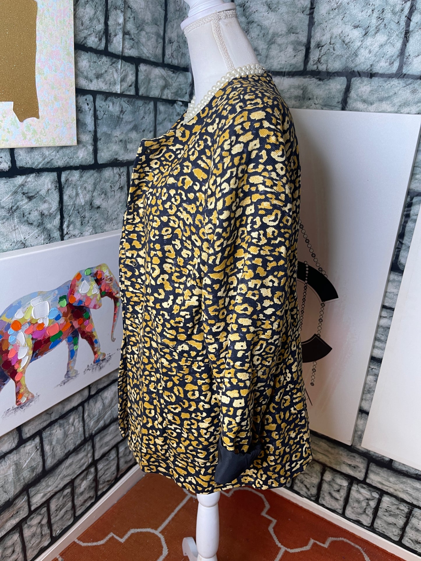 Who what wear women blazer yellow black women sz xL
