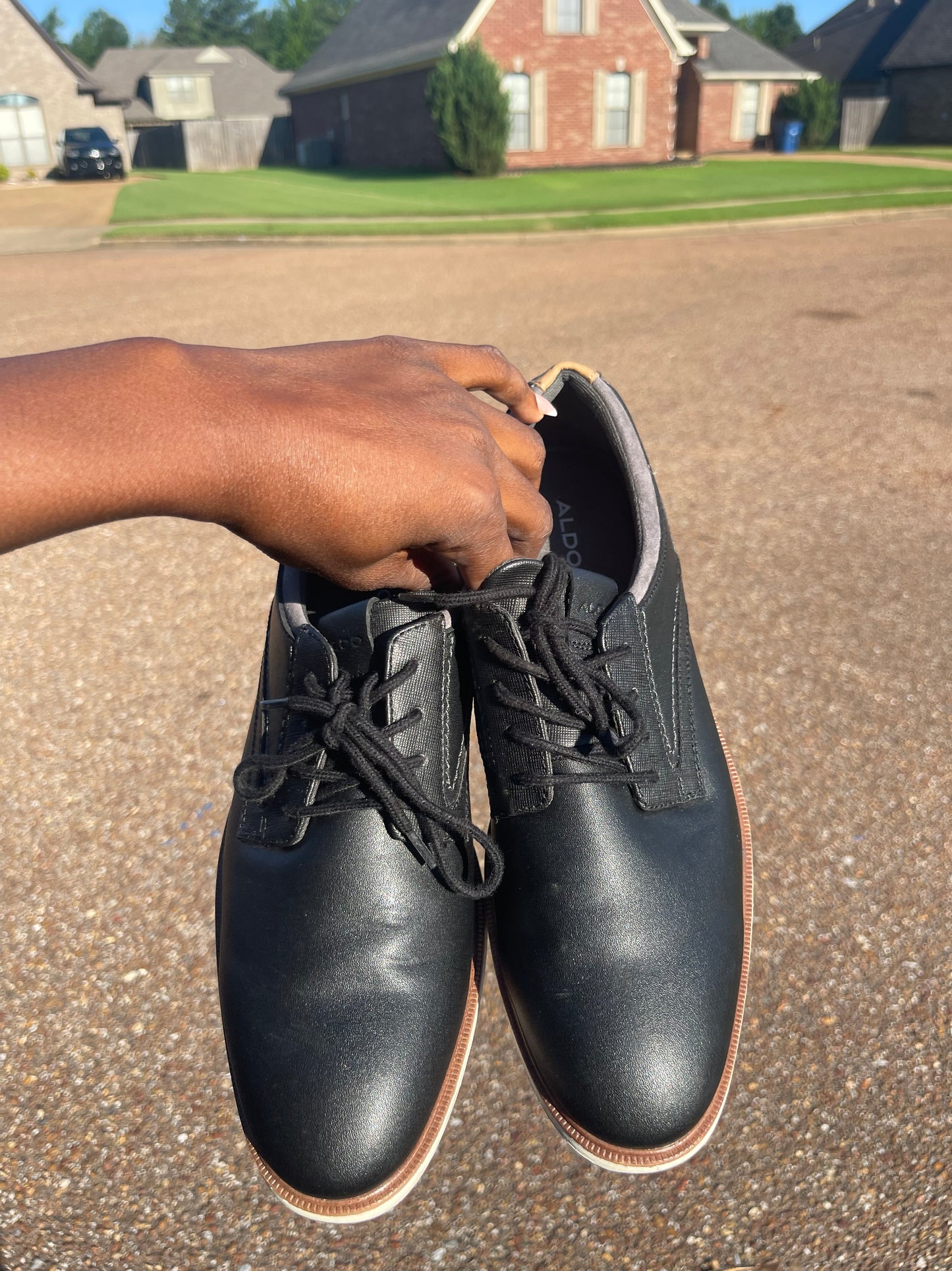 Aldo Casual Shoes Black Men sz 10