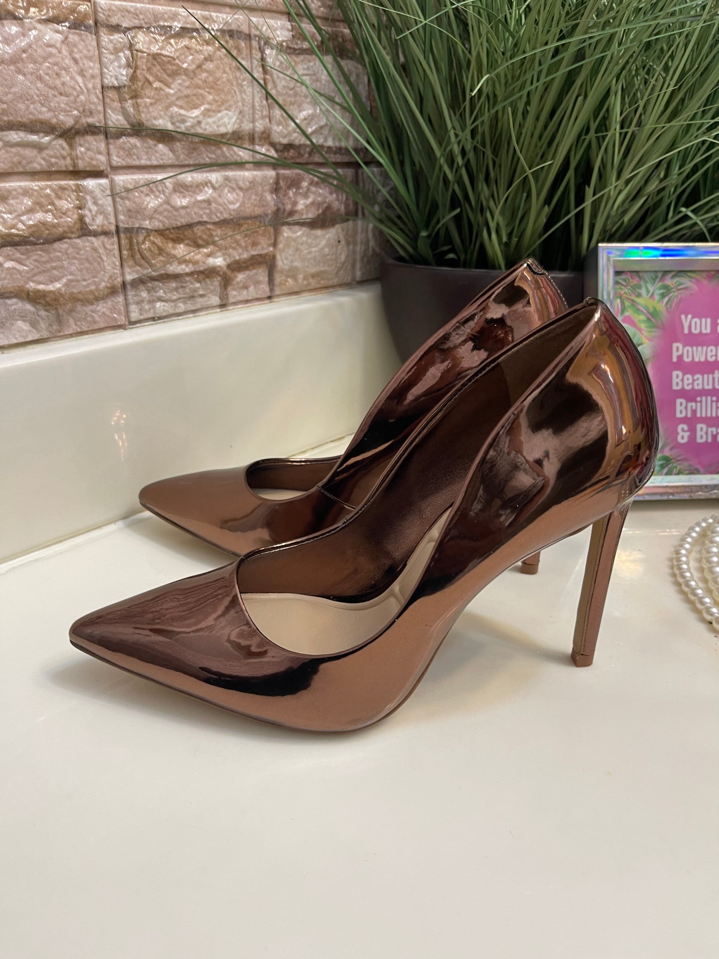 NEW Aldo Brown Heels Women sz 6.5