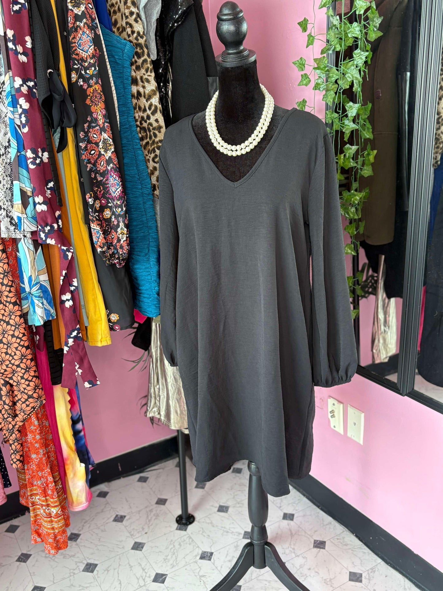 MTS Black Dress Women sz Small