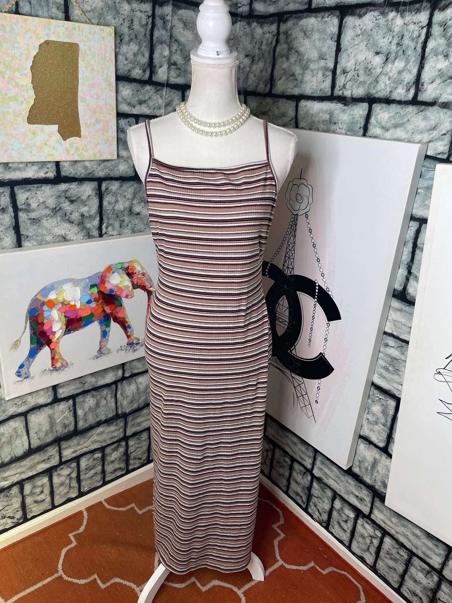 Say What Brown dress Women sz XL