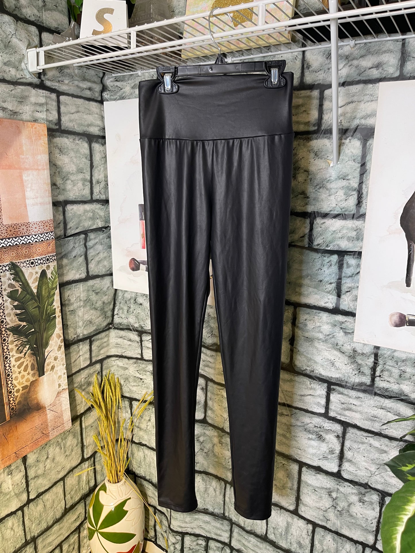 Imagine Nation Black Tights Women sz Medium