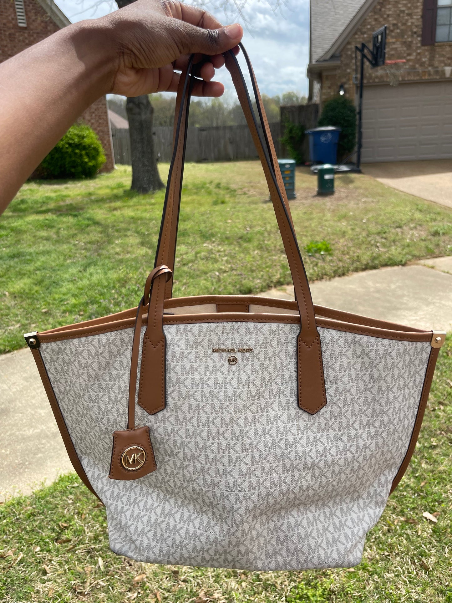 Michael Kors "Authenic" Brown Handbag
