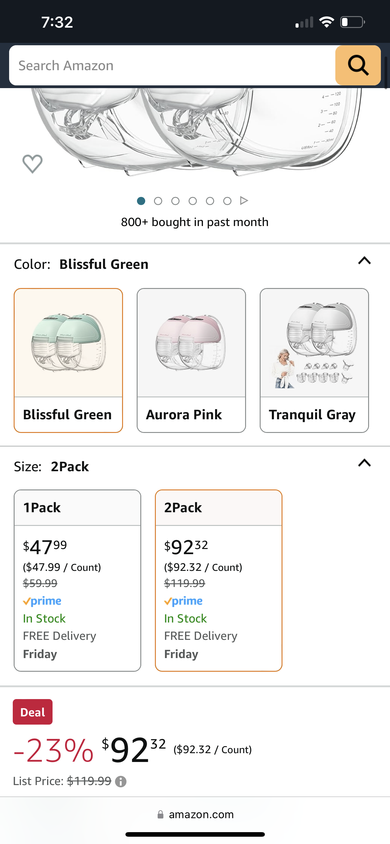 NEW mommed wearable breast pump