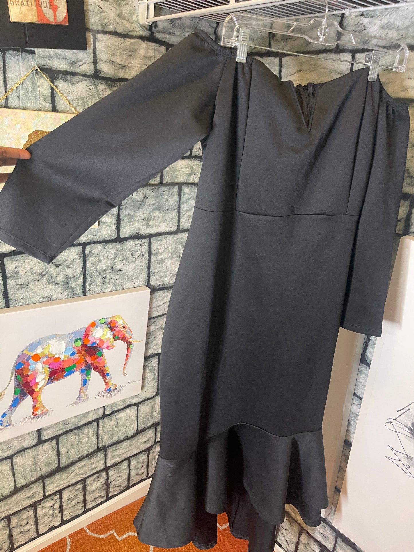 Black Dress Women sz 3XL