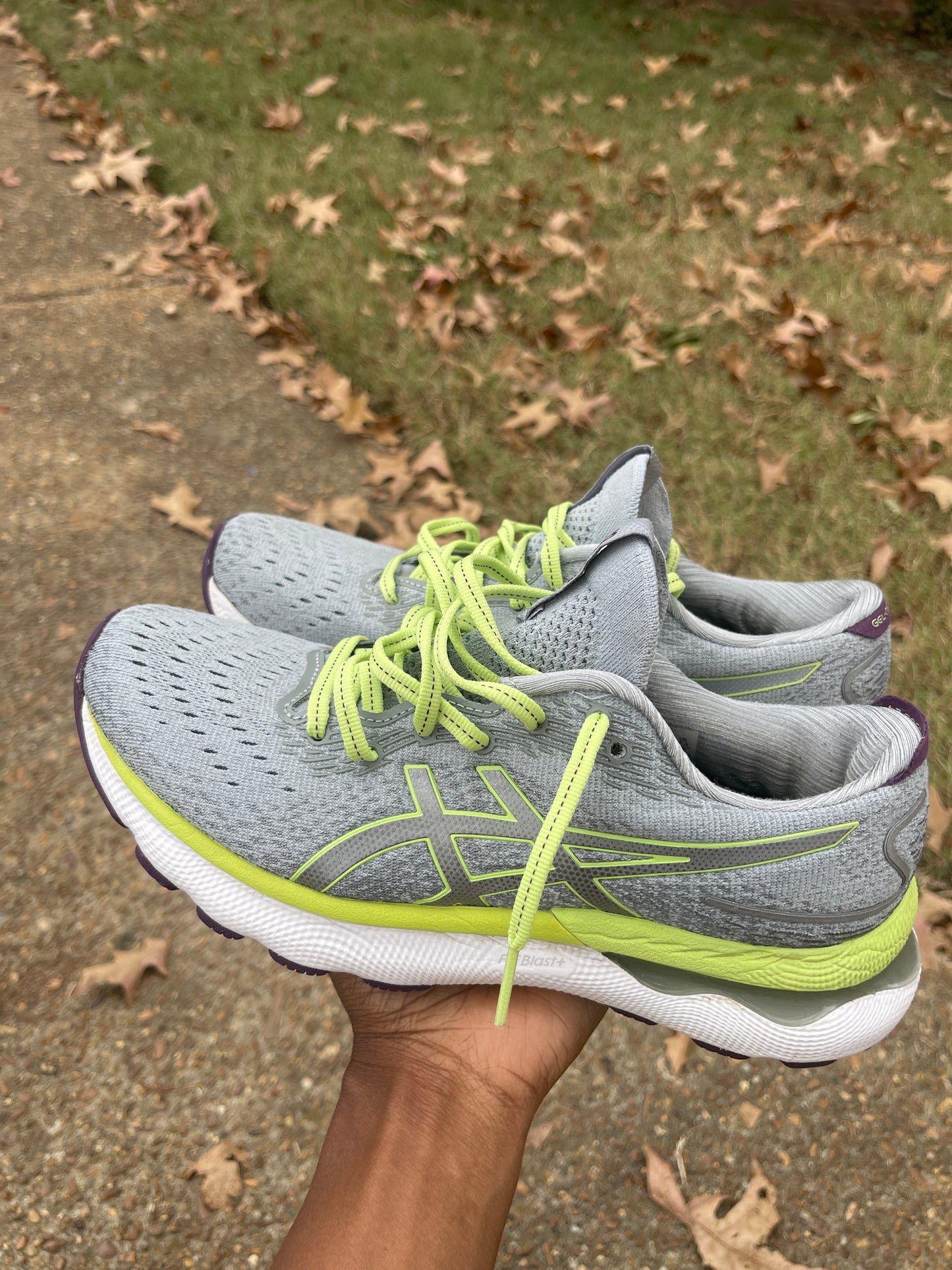 ASICS gray green women sz 7.5
