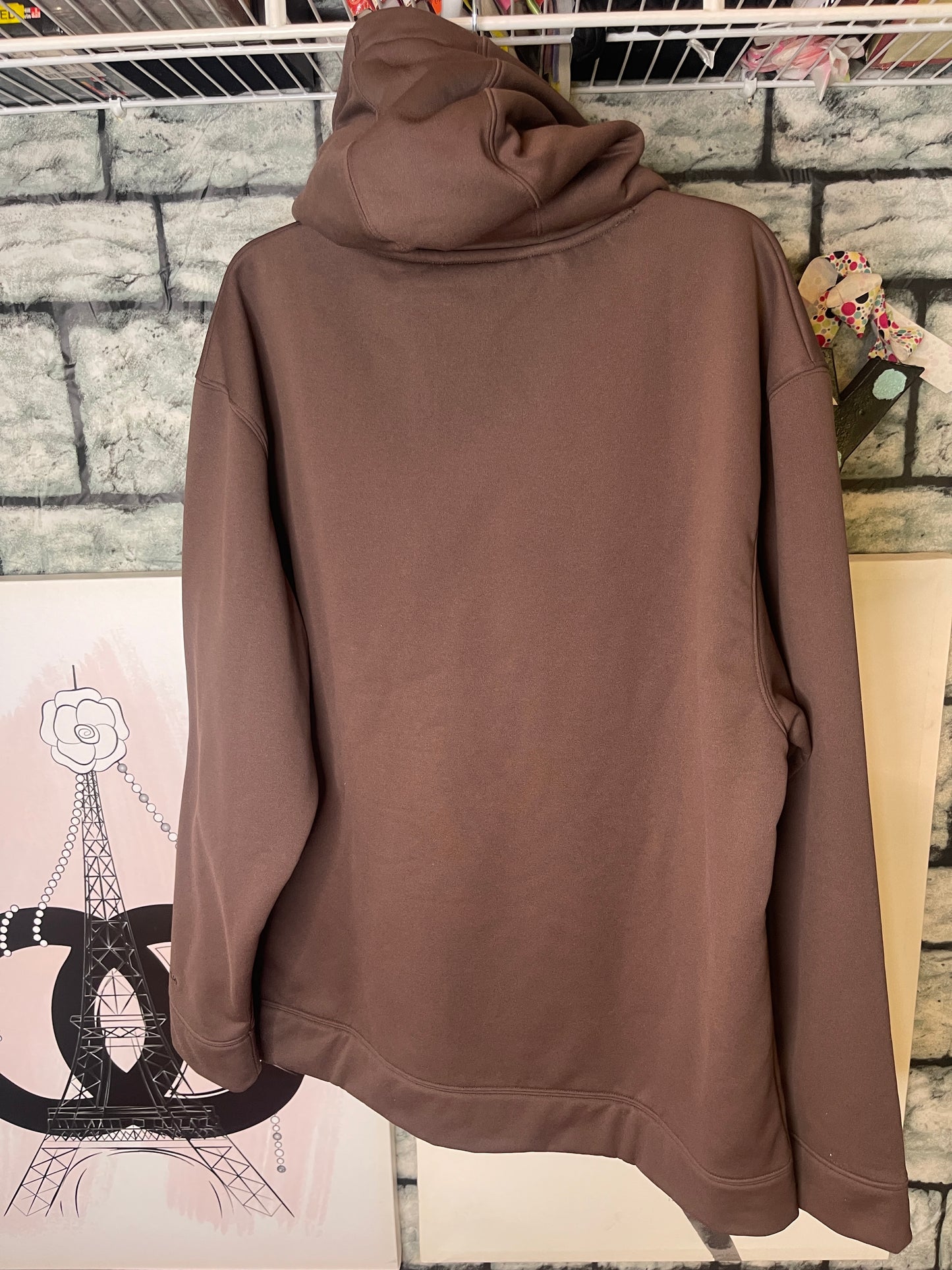 NEW Under Armour Brown Camo Hoodie Men sz XL