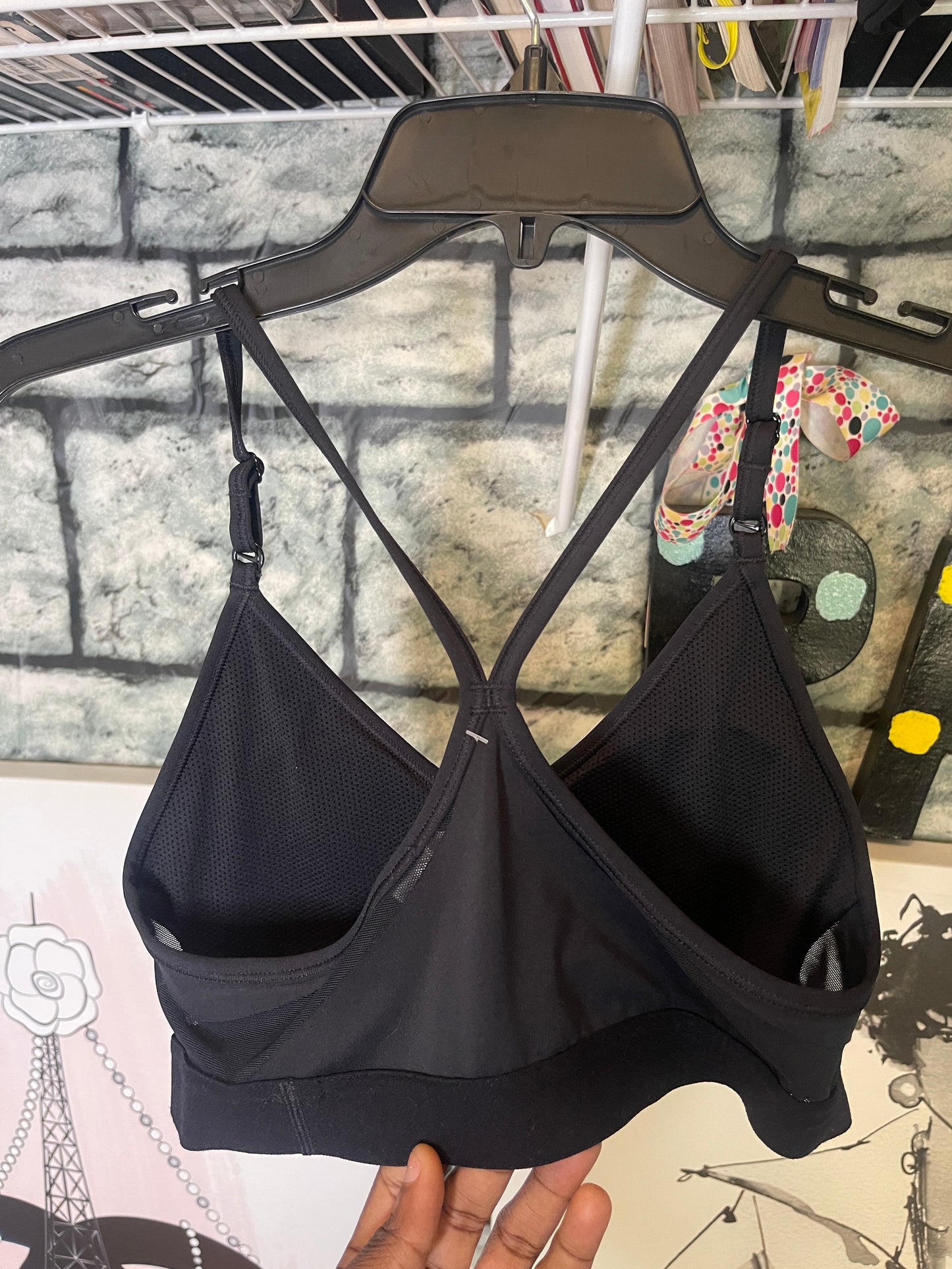 Nike Sports Bra black Women Sz Small