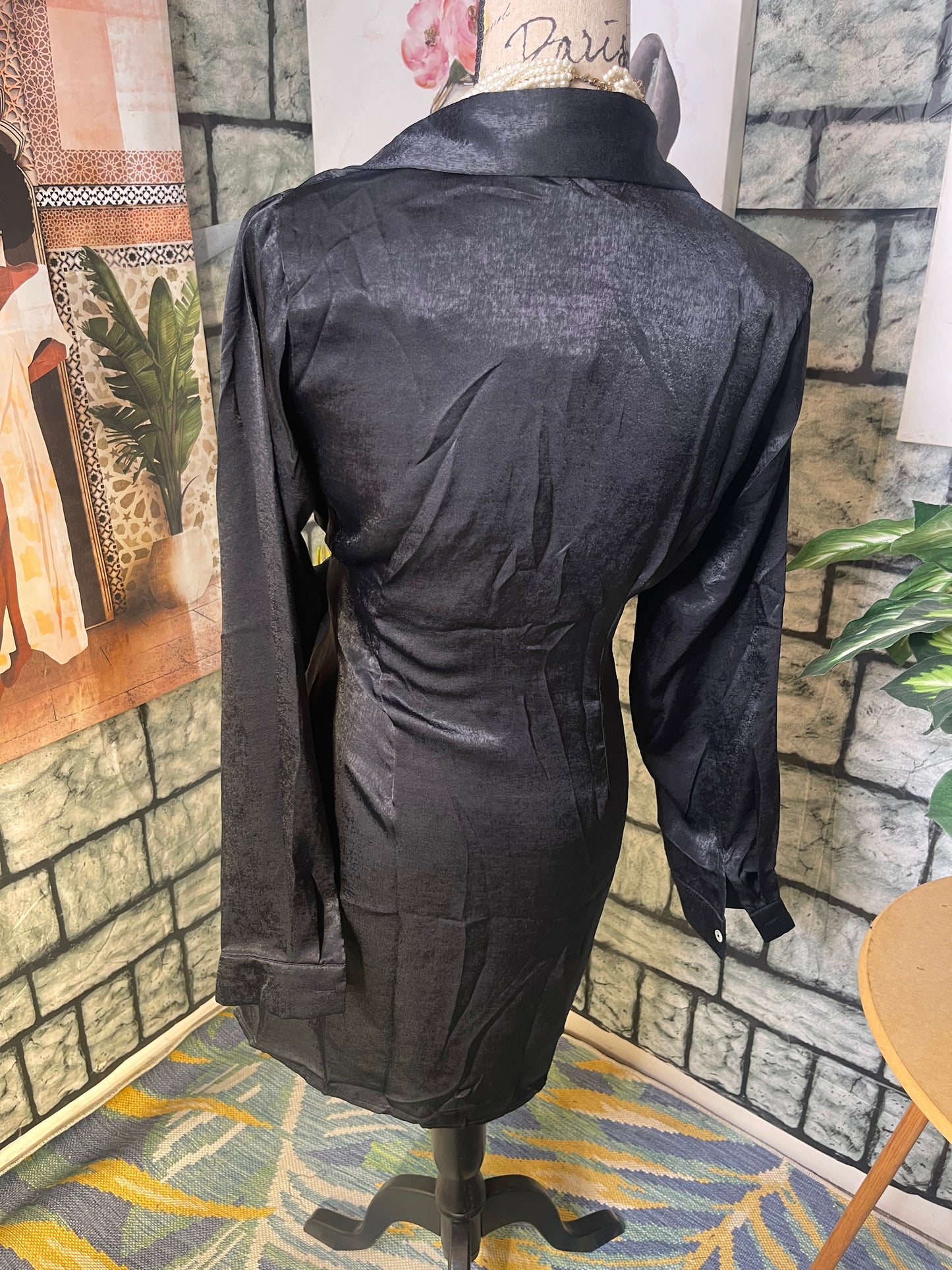 NEW Andree Black Dress Women sz Medium