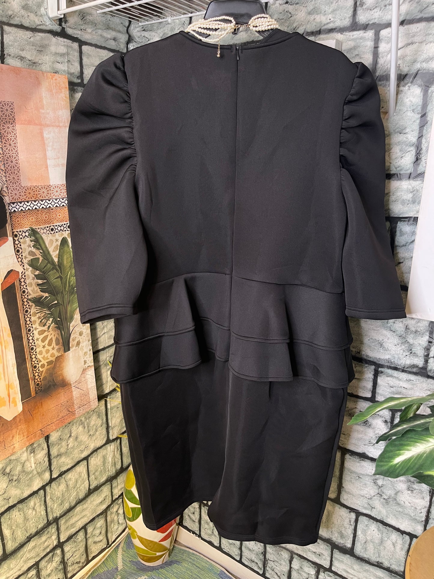 NEW Aomei Black Dress Women sz 4XL