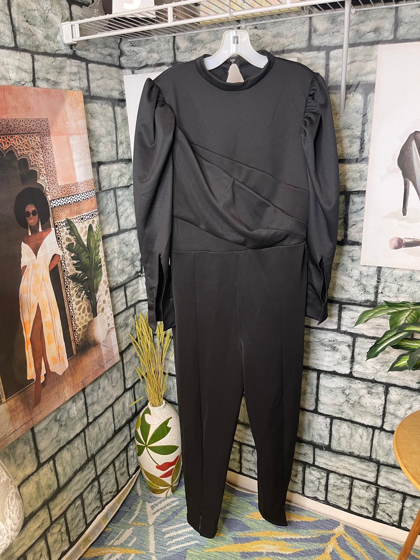 Asos Black Jumpsuit Women sz 14