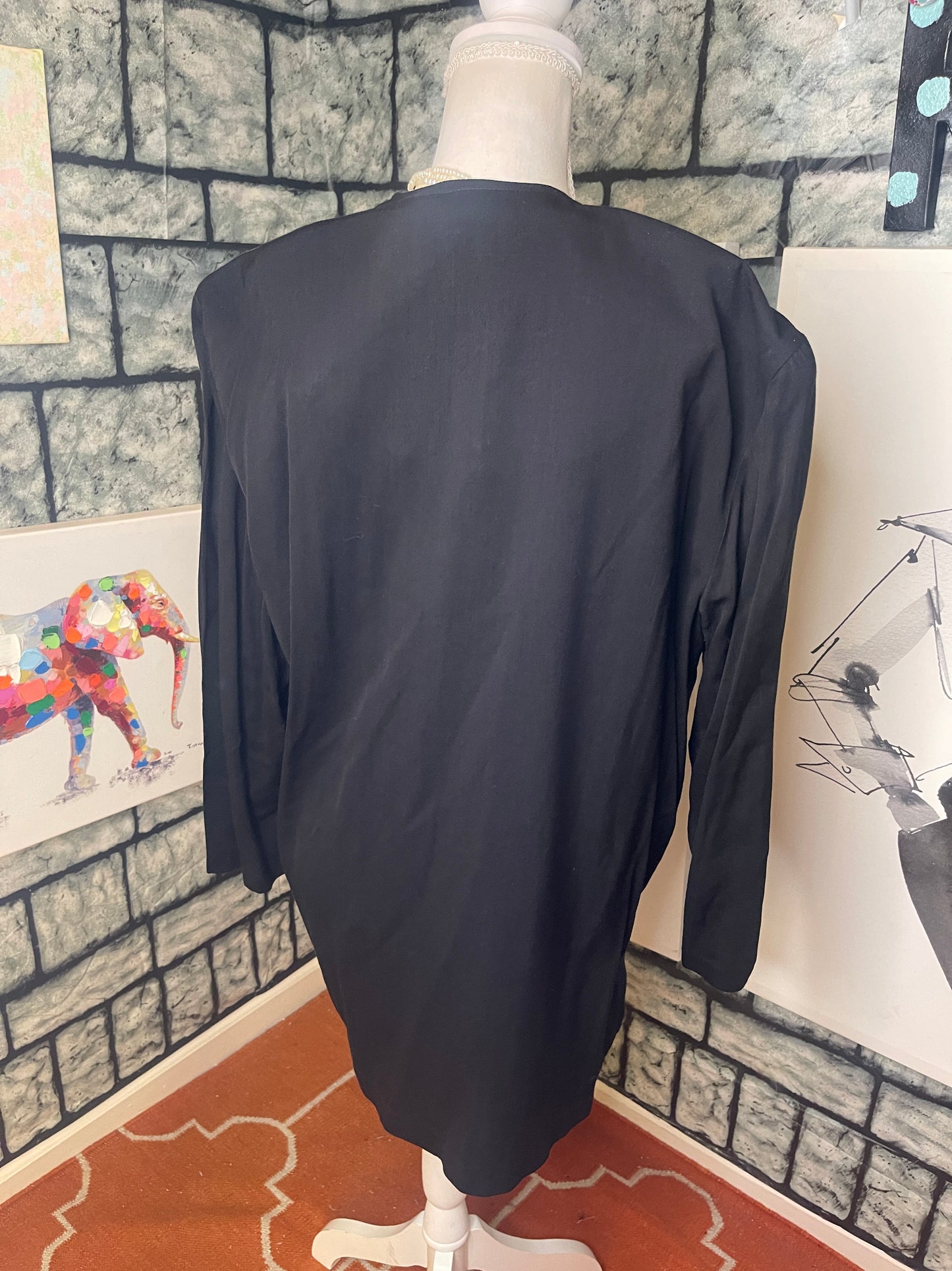 NEW Risky Black blazer women sz Medium (can fit Large)