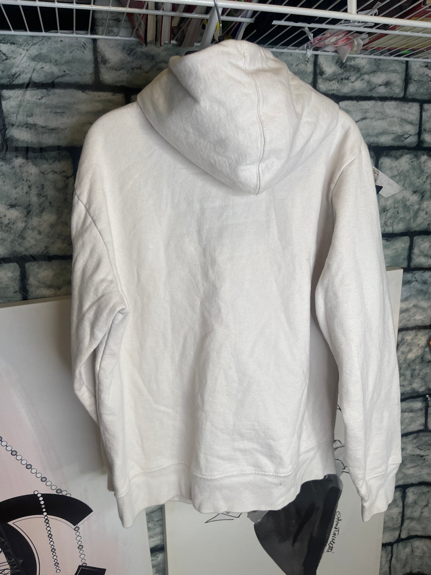 The north face beige hoodie women sz medium