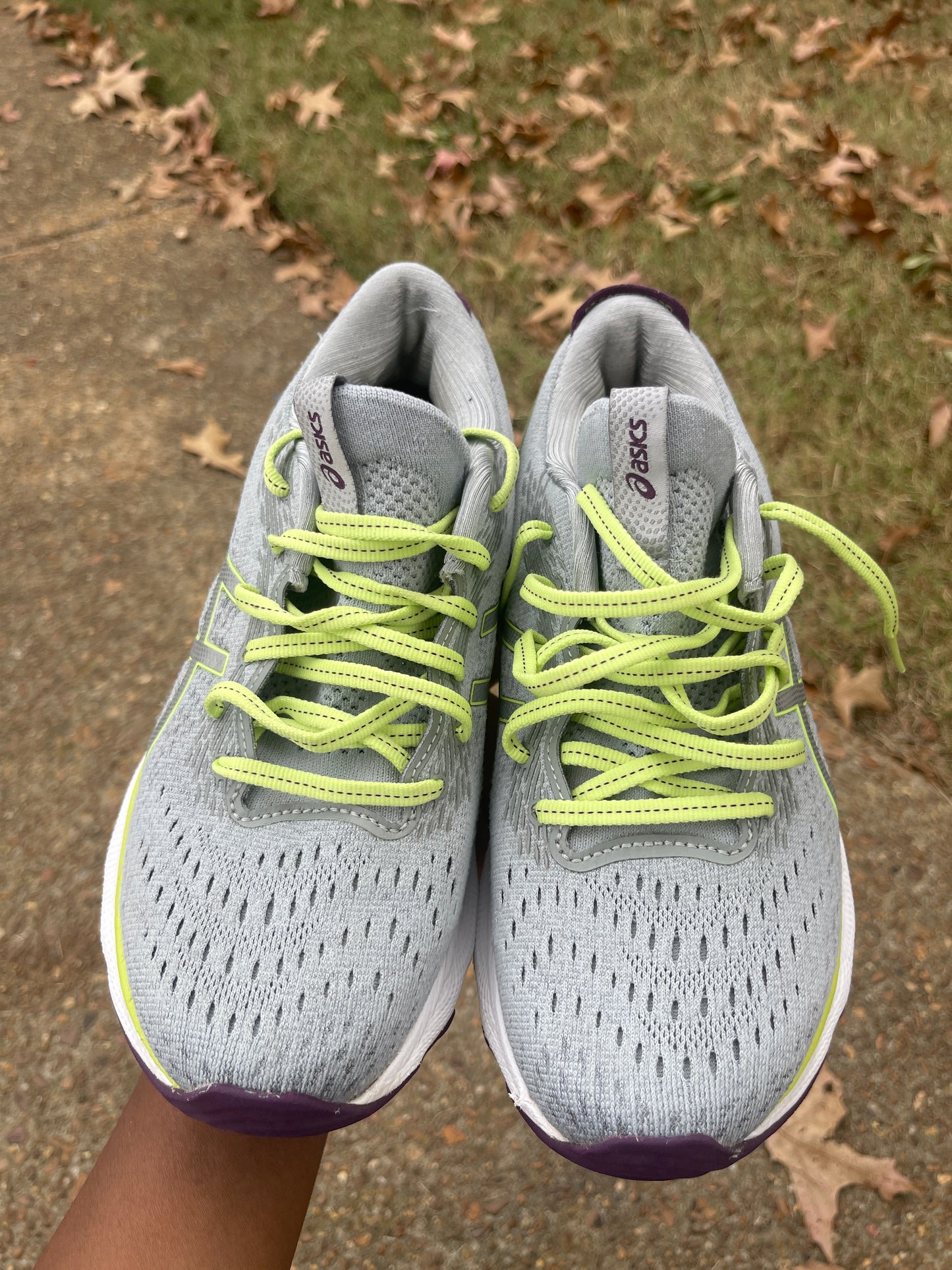 ASICS gray green women sz 7.5