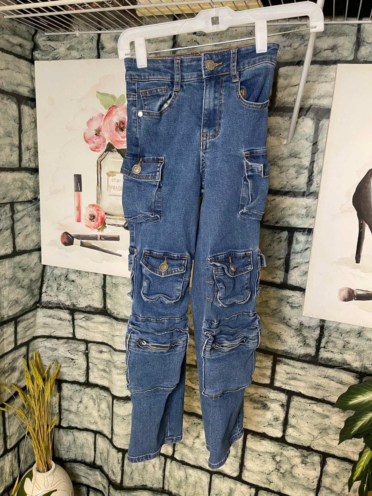 NovaKids Blue Jean Pants Girls sz 7