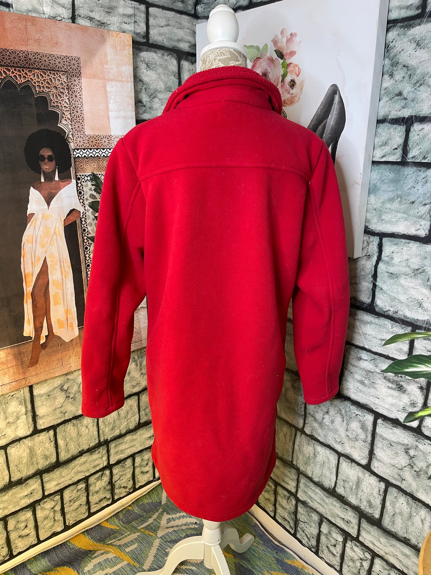 D& Co Red Coat Women sz Small