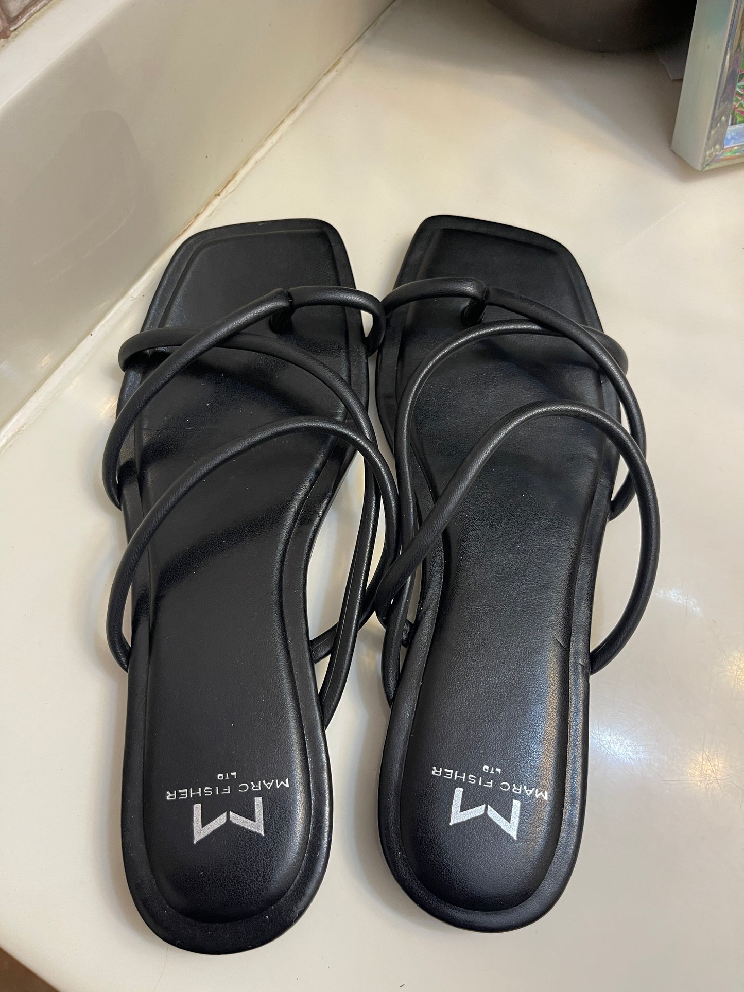 Macr Fisher Black Sandals Women sz 8