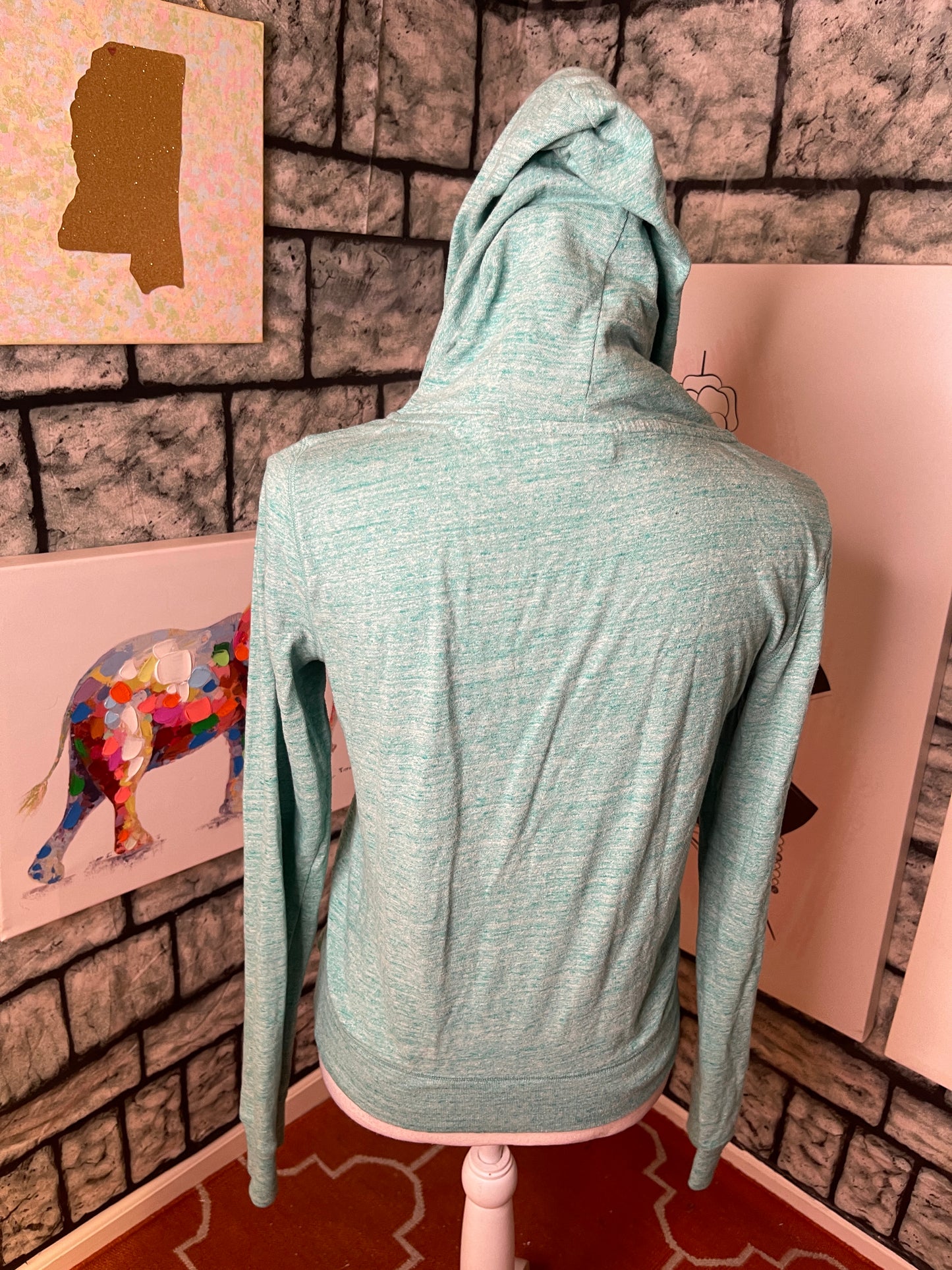Pink Blue Jacket Women sz Small
