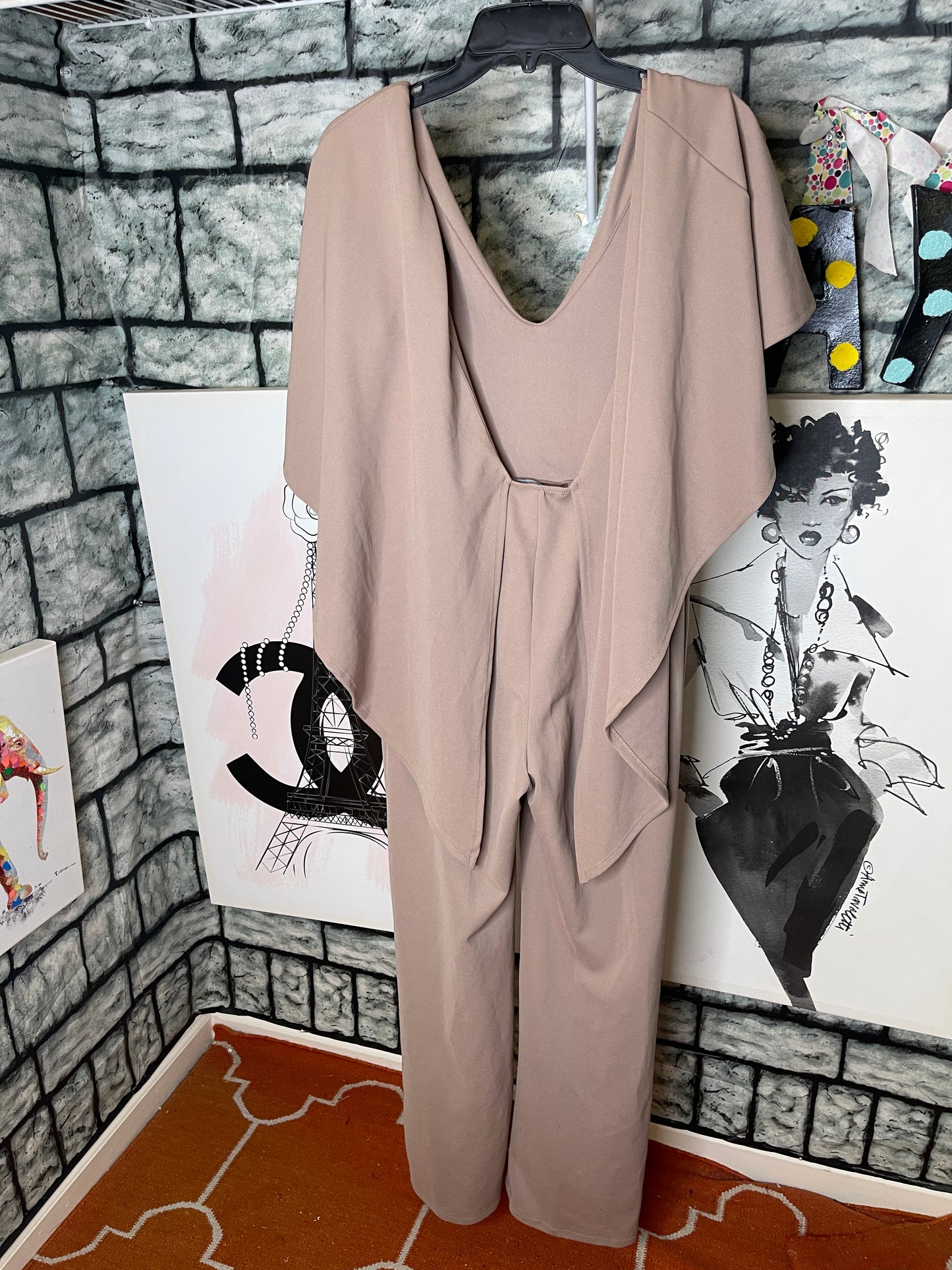Forvever 21 Brown Jumpsuit Women sz Large