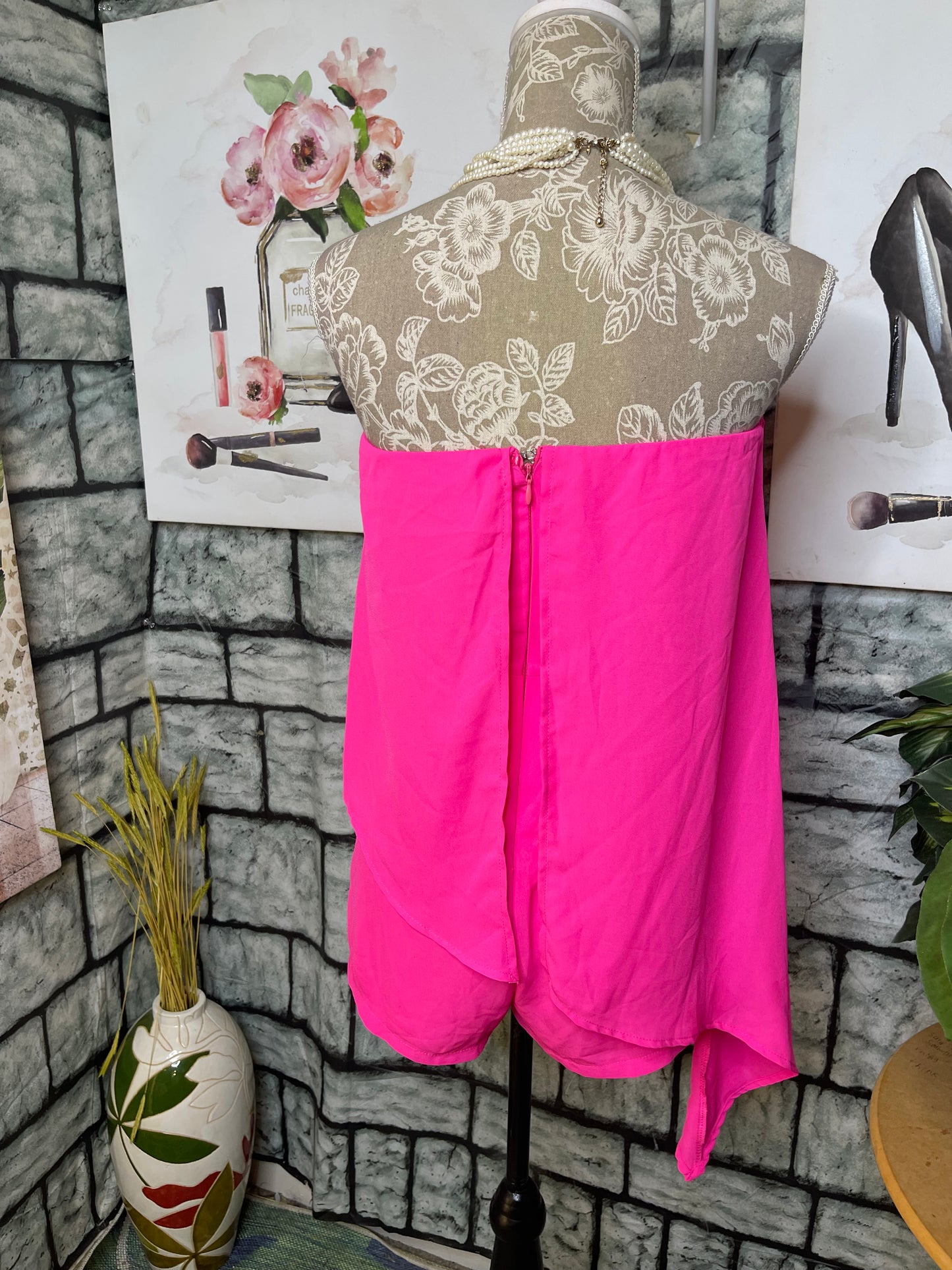 Superdown Pink Romper Women sz Small