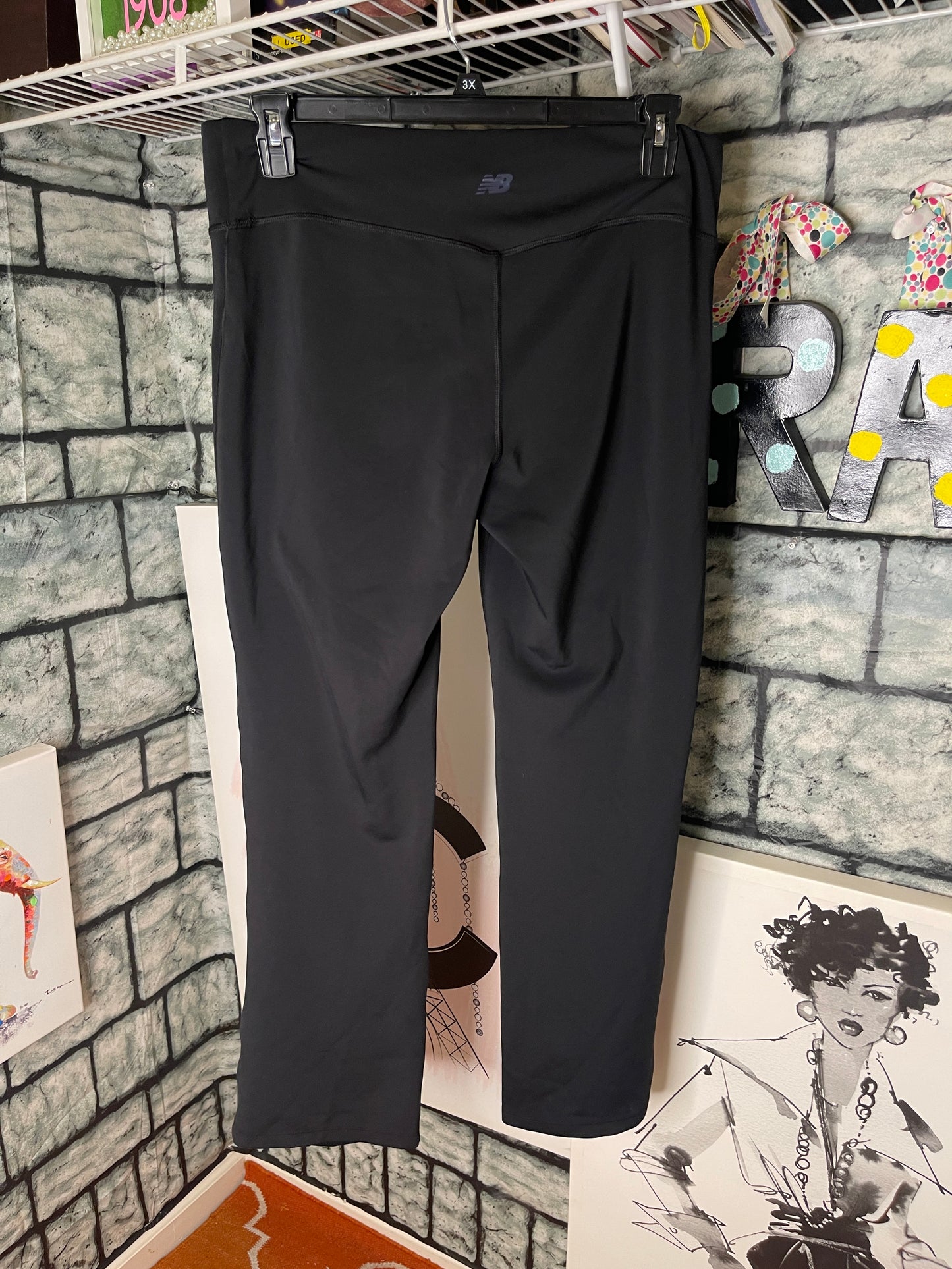 New Balance Black Pants Women sz XL