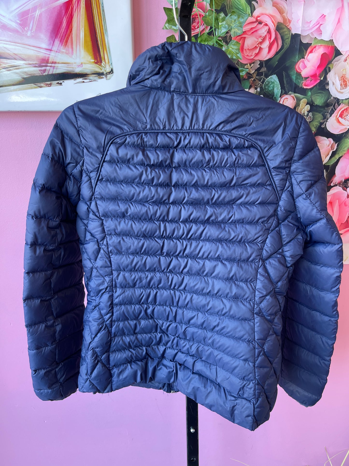 Michael Kors Light Puffy Jacket Blue Women sz Small