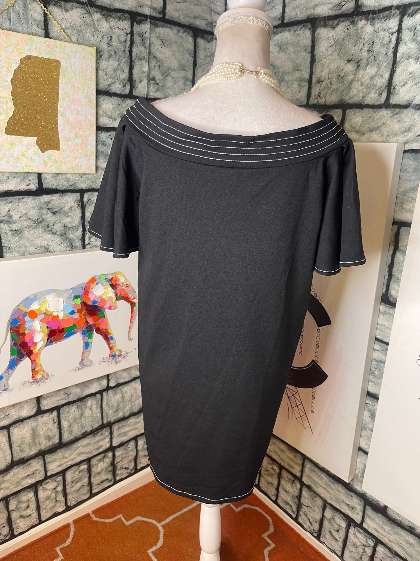 Zara Black Dress Women sz Large