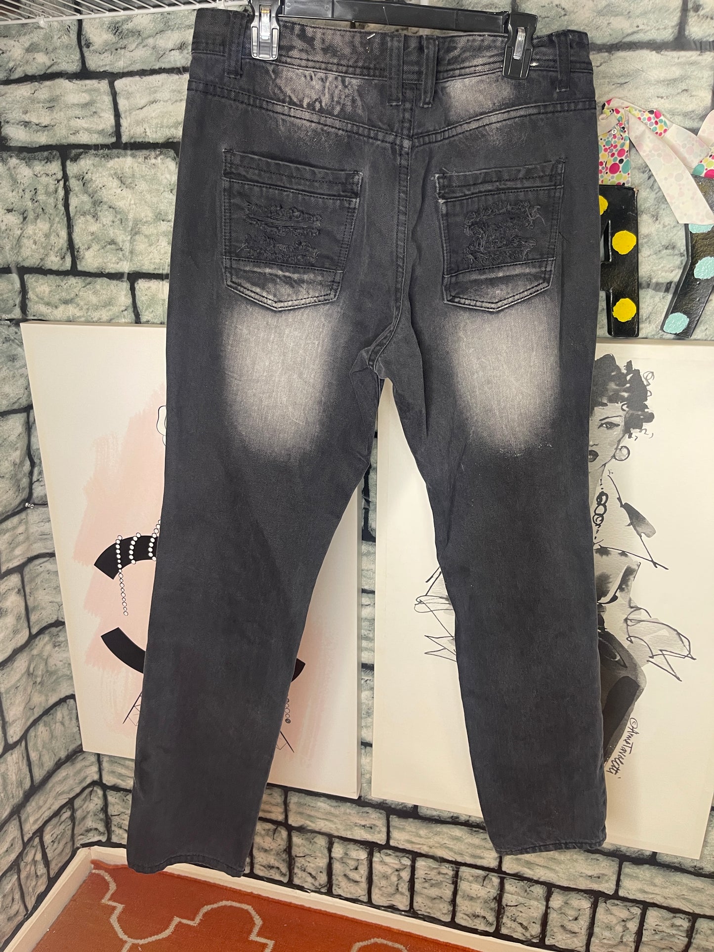 Gray Earth Jeans Black men sz 36