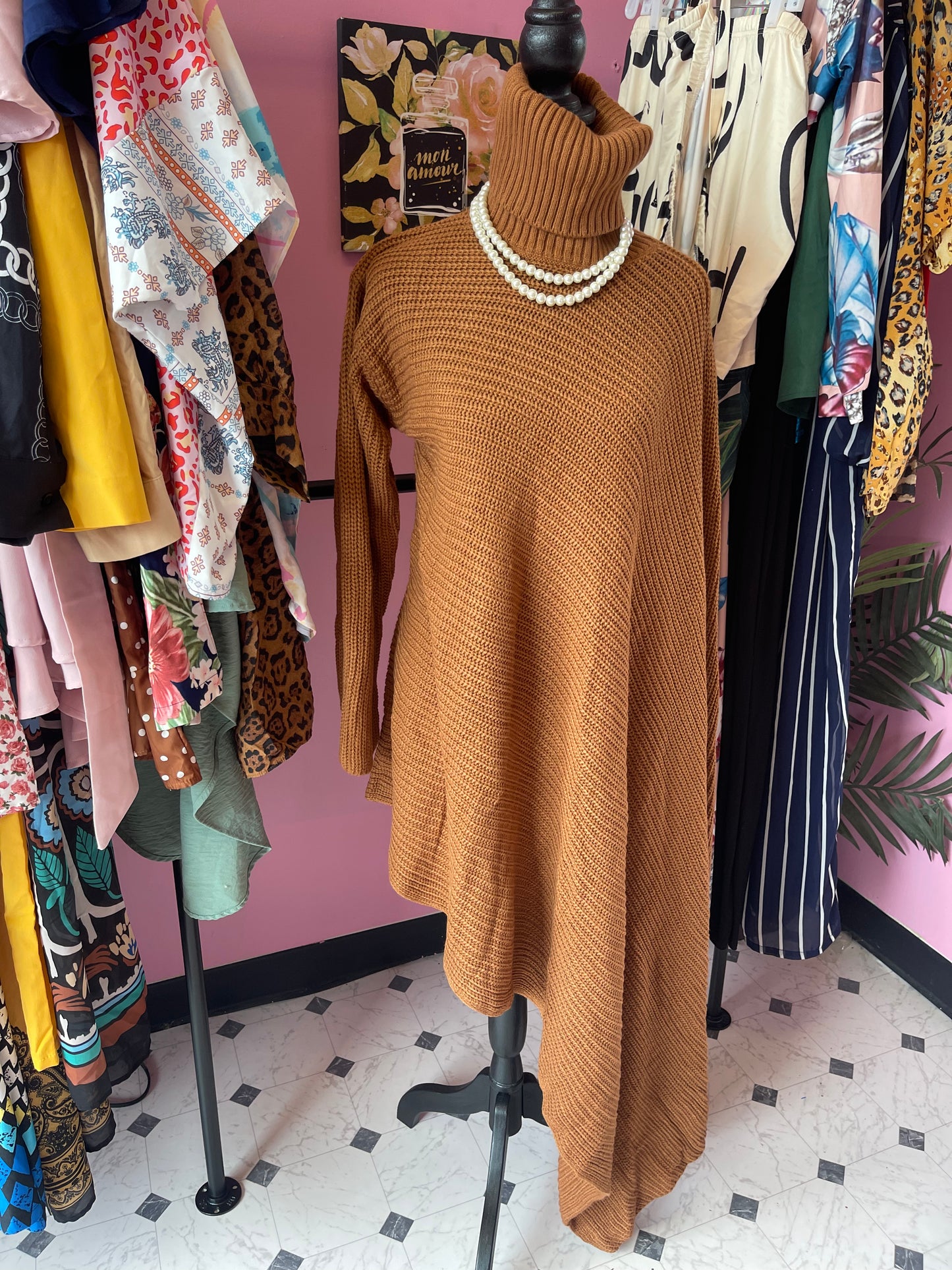 NEW LoraGal Brown Sweater Women sz Medium
