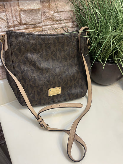 Michael Kors Dark Brown Crossbody (need little cleaning inside)