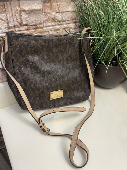 Michael Kors Dark Brown Crossbody (need little cleaning inside)