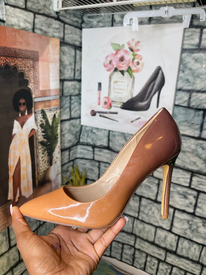 Aldo Brown Tan Tone Heels Women sz 10