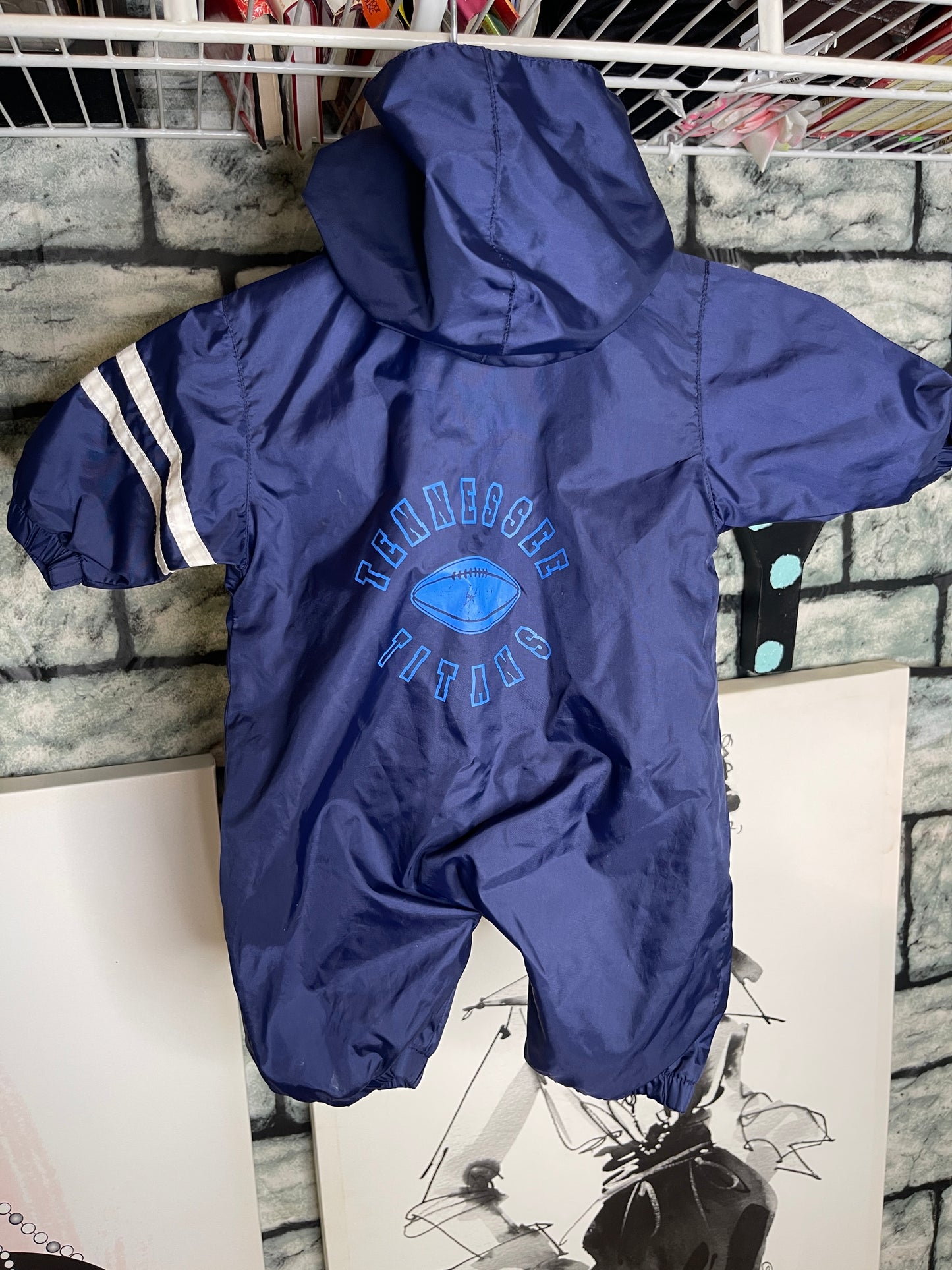 Nike TN Titans One Piece Blue Infant Boys sz 3/6 Months