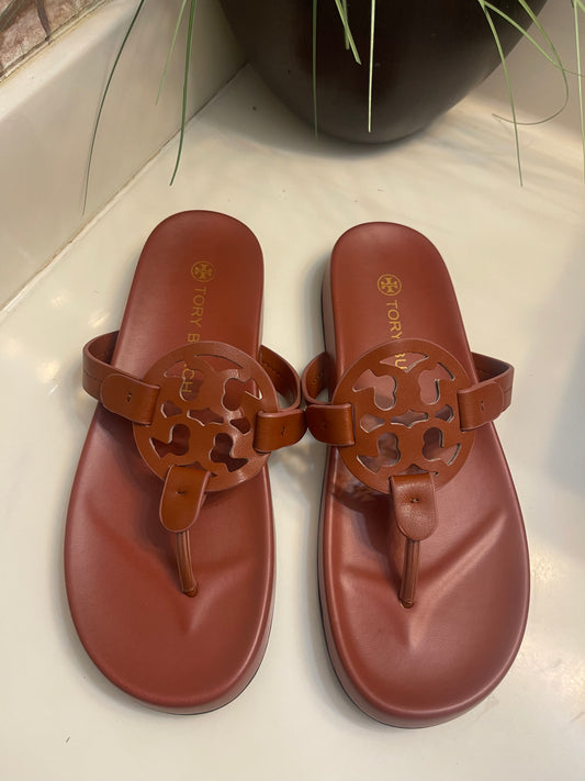 NEW "Tory Burch" Orange Sandals (not sure if they are authenic)Women sz 10