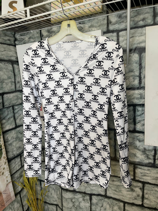 CC Black White One Piece Women sz Small