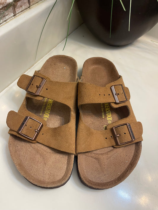 NEW Birkenstock Brown Sandals Women sz 6
