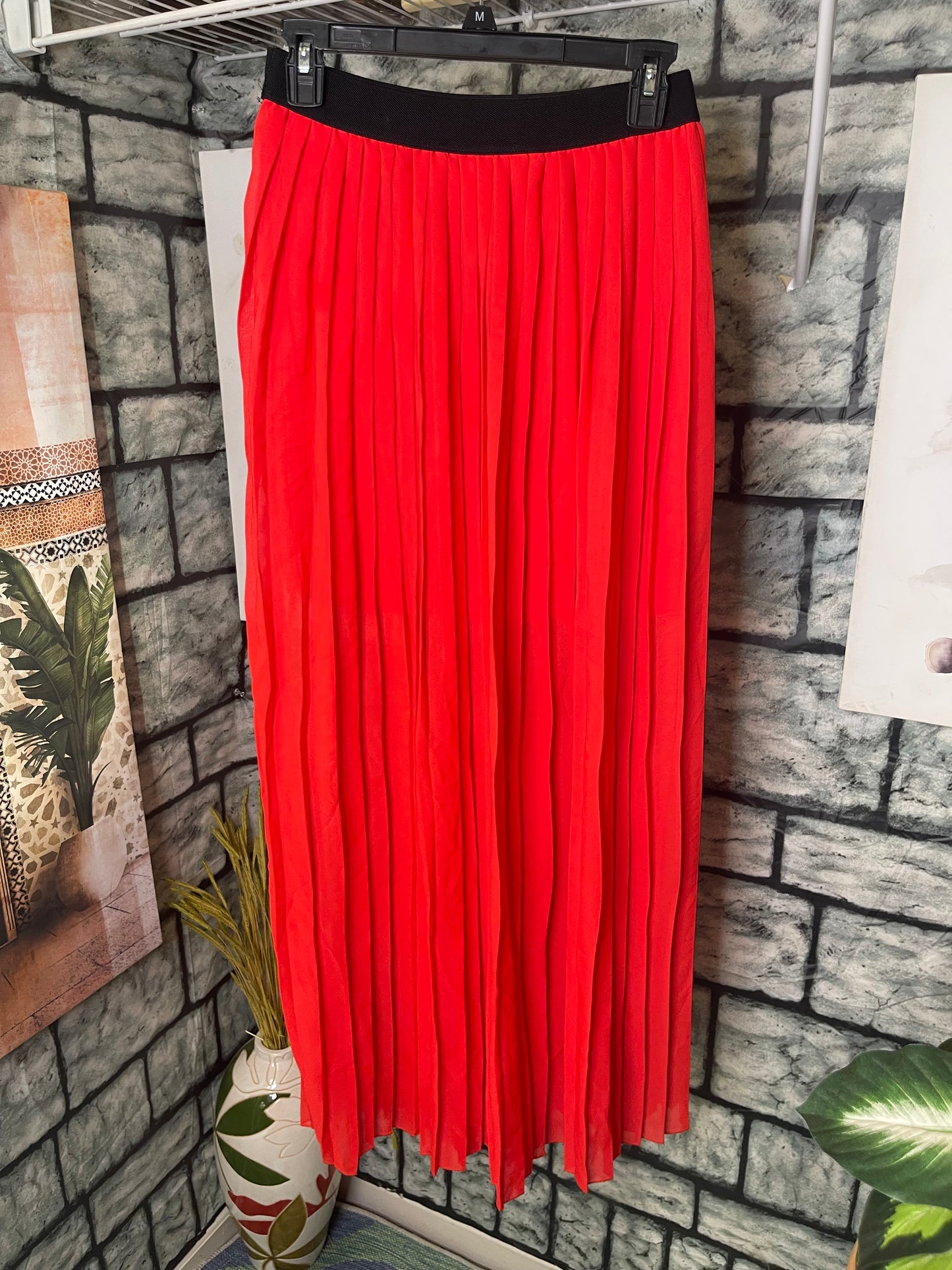 Milky Way Red Skirt Women sz Medium (floor length)