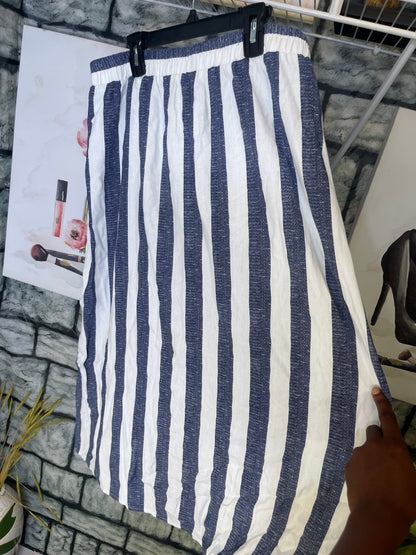 Modern Attraction Blue White Skirt Women sz Large