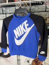 Nike sweatshirt blue black boys sz 6