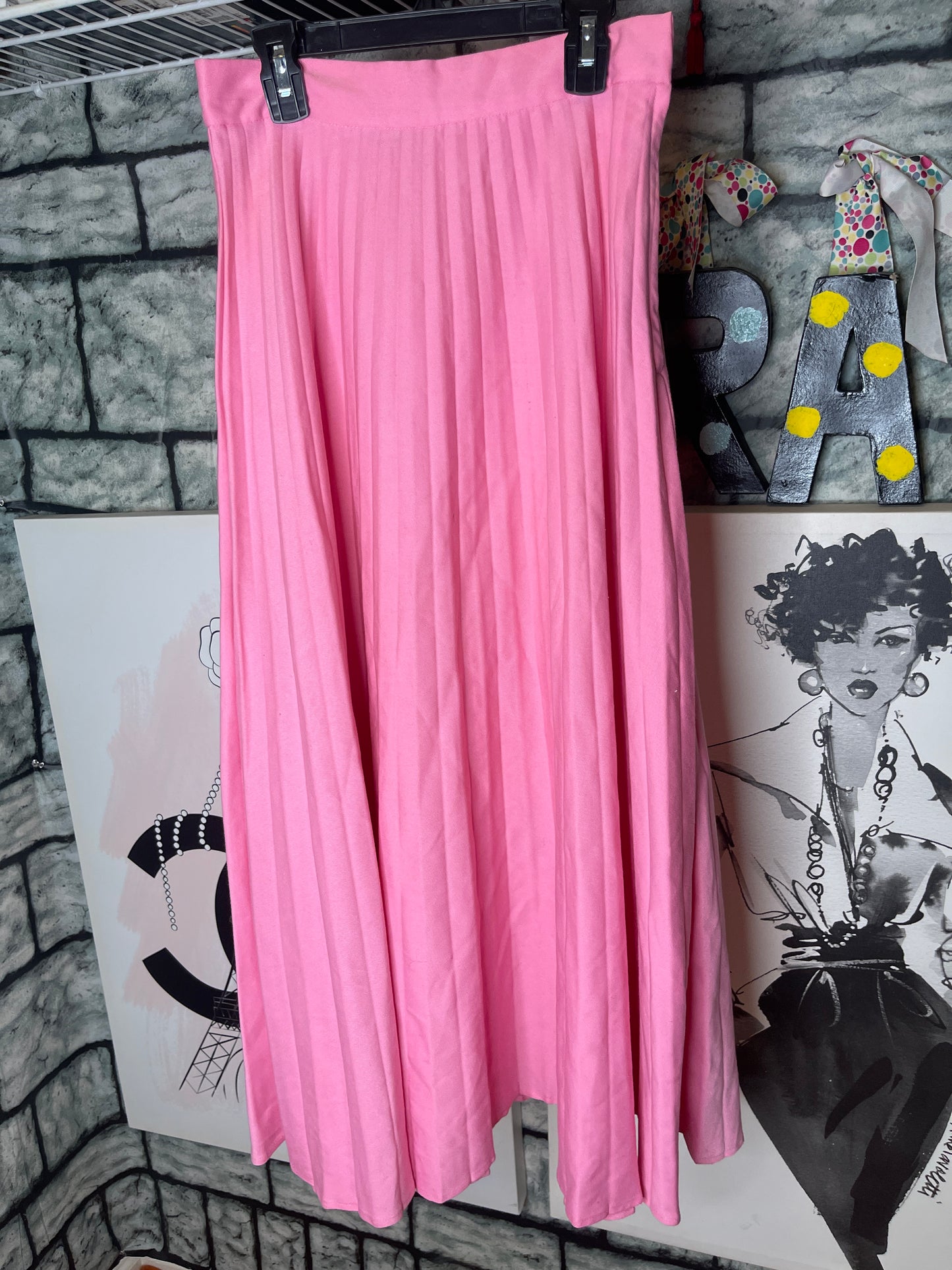 H&M Pink Skirt Women sz 4