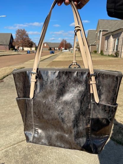 Michael Kors silver handbag