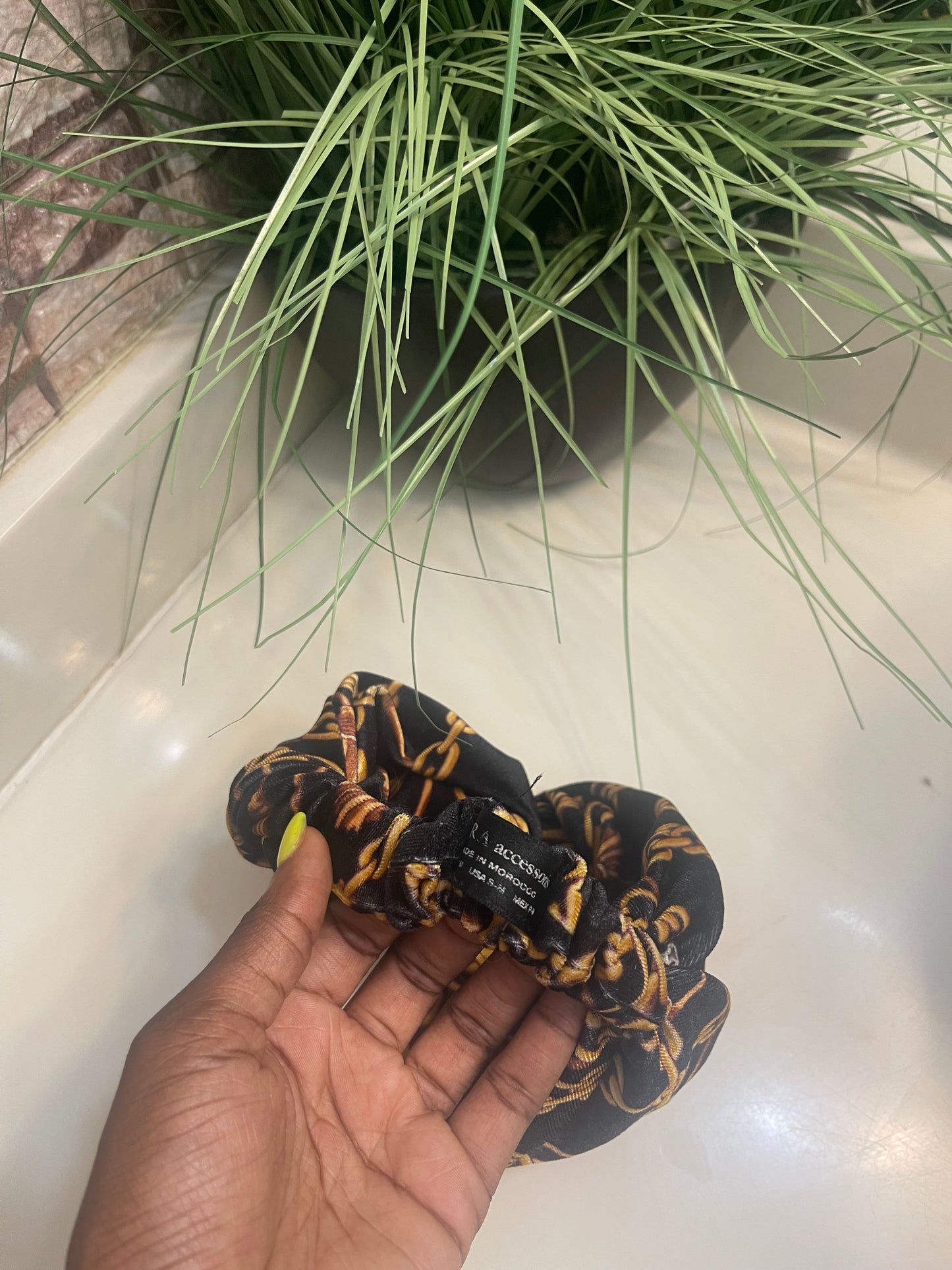 Zara Black Gold Headband