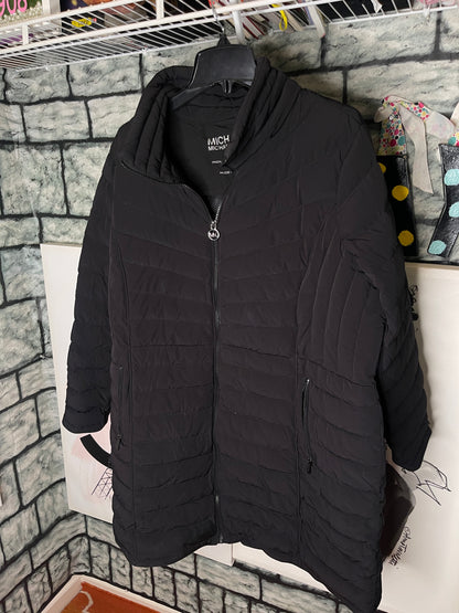 Michael Kors Black Puffer Coat Women sz 2XL