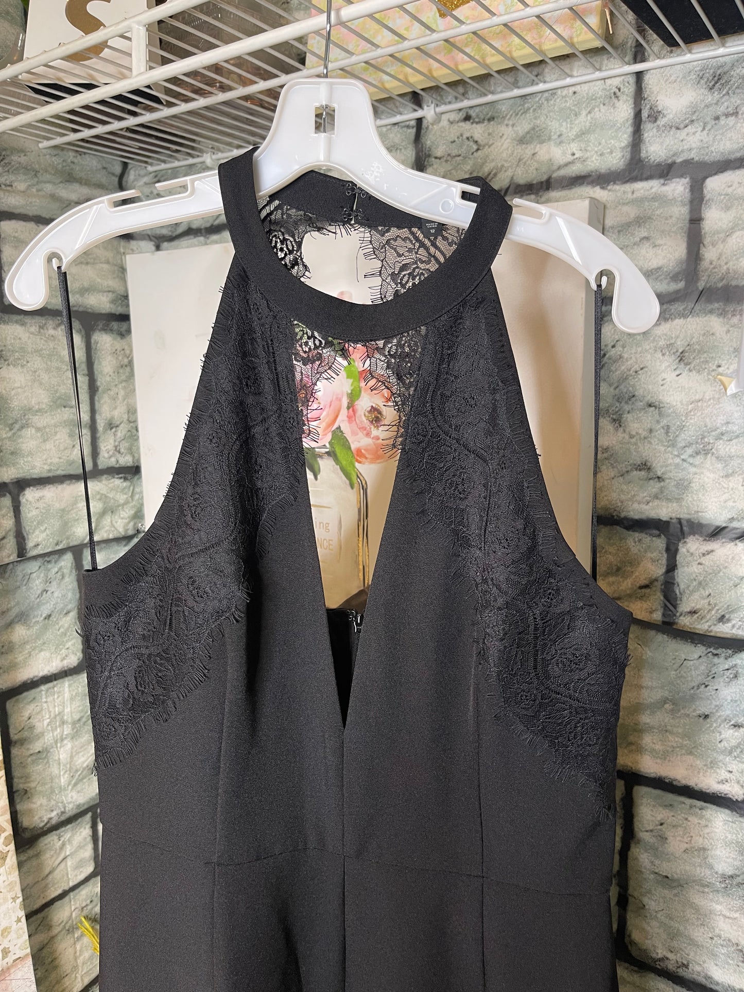 Express Black Jumpsuit Women sz 12