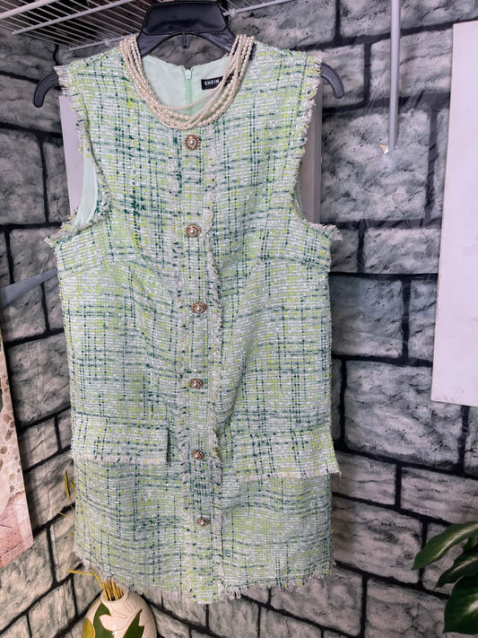 Shein Green Dress Women sz Small