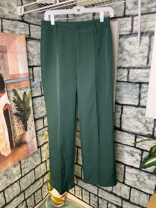 Green Casual Pants Women sz Medium