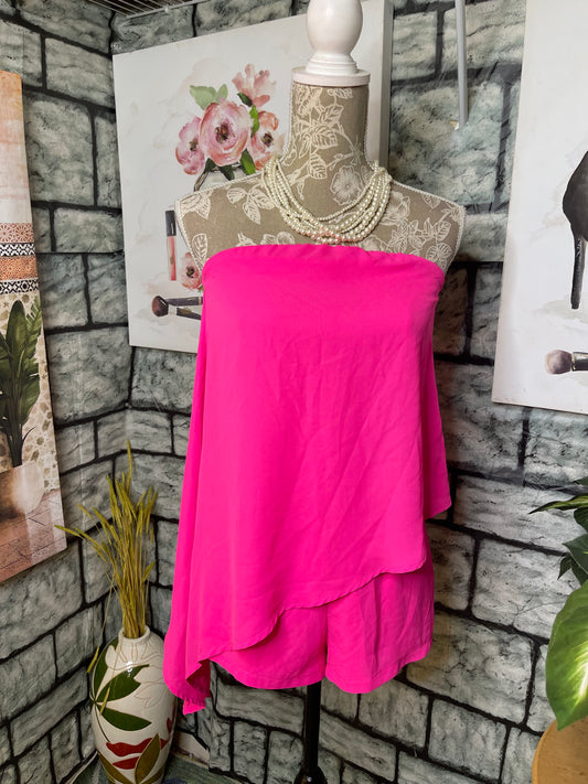 Superdown Pink Romper Women sz Small