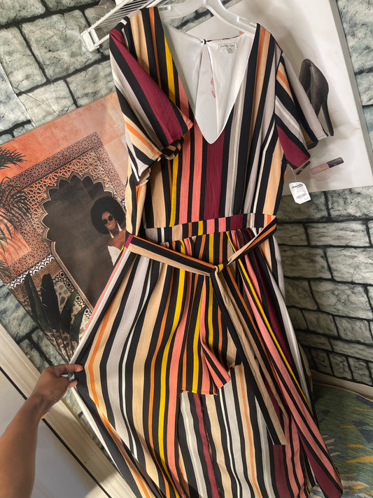 NEW Charlotte Russe Colorful Romper Women sz XL