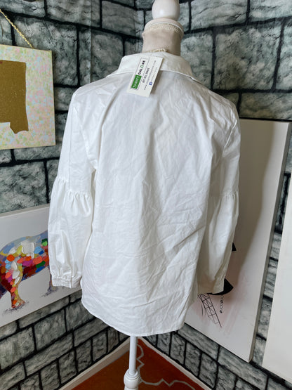 Eva Mendes White Blouse Women sz Medium