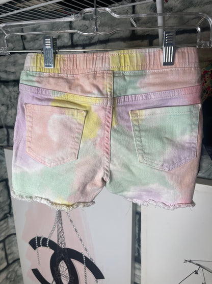 Cat & Jack Colorful Denim Shorts Girls sz Medium 7/8